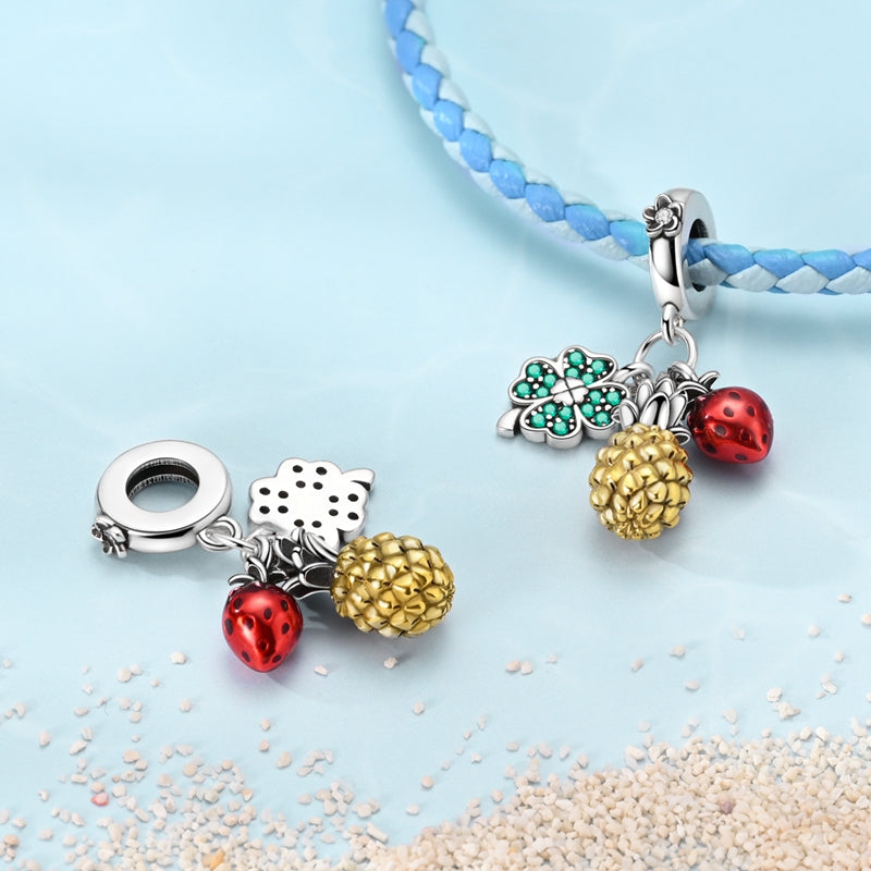 Charm Colgante Piña & Fresa