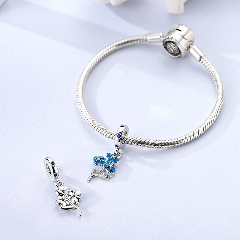 Charm Flores Azul