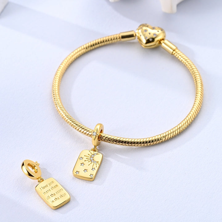 Charm Dorado Luna