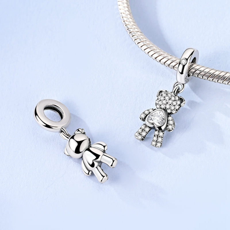 Charm Osito Diamantado