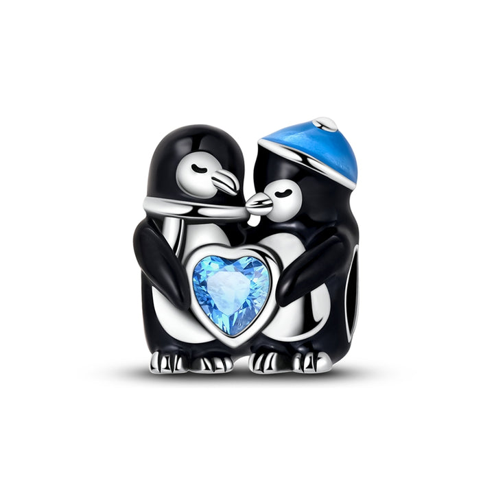 Charm Pareja de Pingüinos