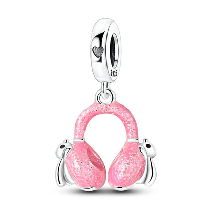 Charm Orejeras Rosas