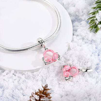 Charm Orejeras Rosas