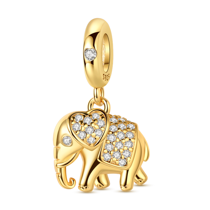 Charm Elefante Dorado