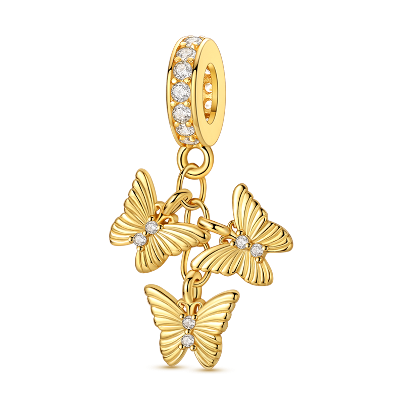 Charm Mariposas Doradas