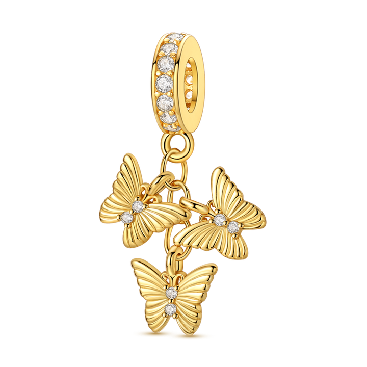 Charm Mariposas Doradas