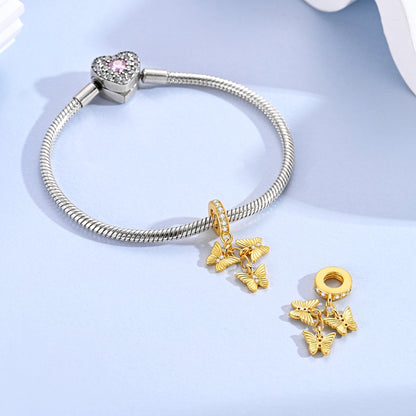 Charm Mariposas Doradas