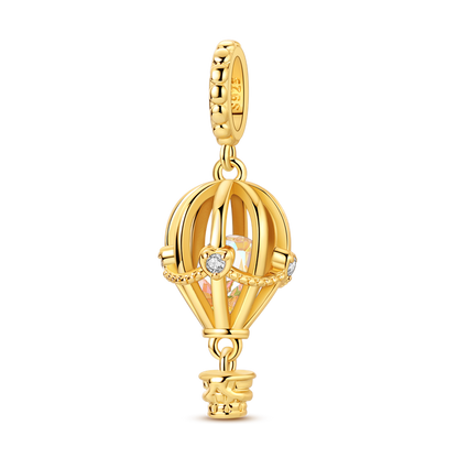 Charm Globo Aerostatico Dorado