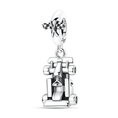 Charm Carrito Plateado