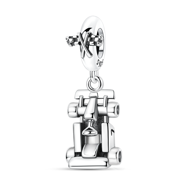 Charm Carrito Plateado