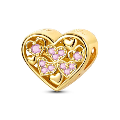 Charm Corazon Dorado