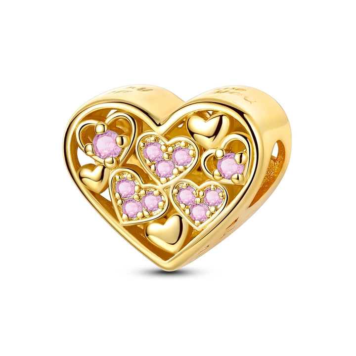 Charm Corazon Dorado