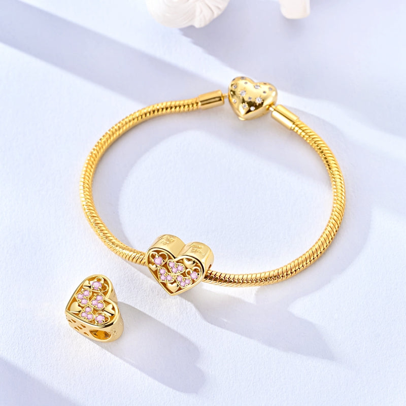 Charm Corazon Dorado