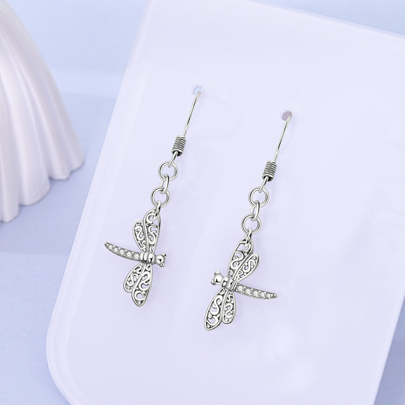 Aretes Libélula de Cristal