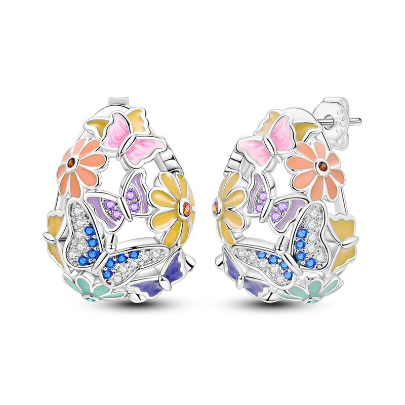 Aretes Flores & Mariposas