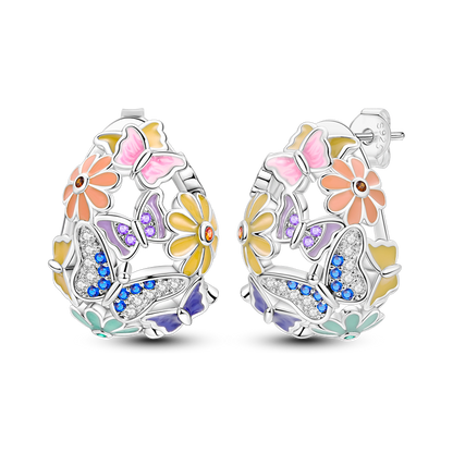 Aretes Flores & Mariposas
