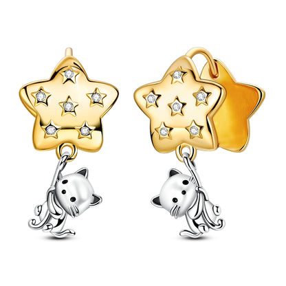 Aretes Estrellas & Gatitos