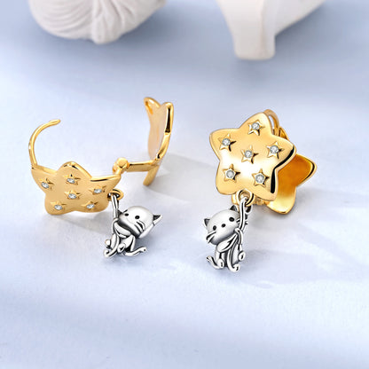 Aretes Estrellas & Gatitos