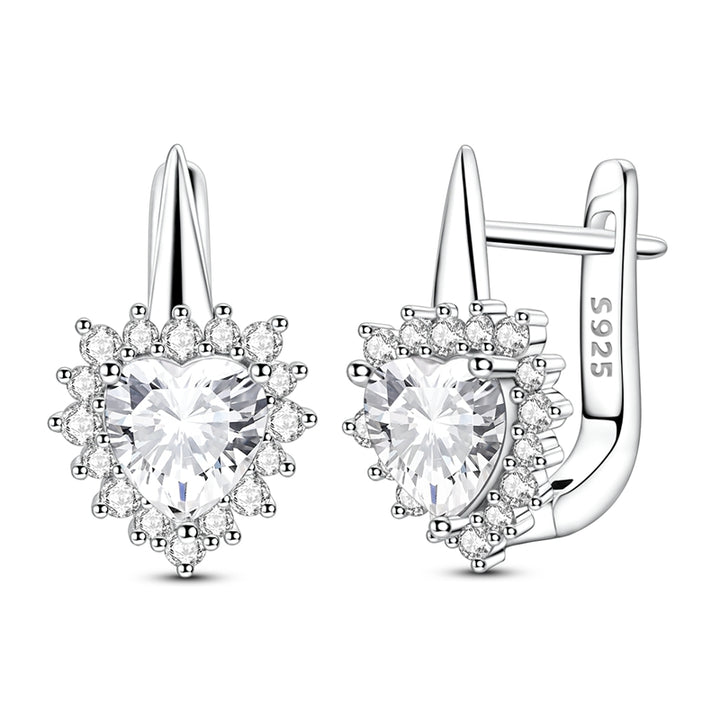 Aretes Brillates de Corazon