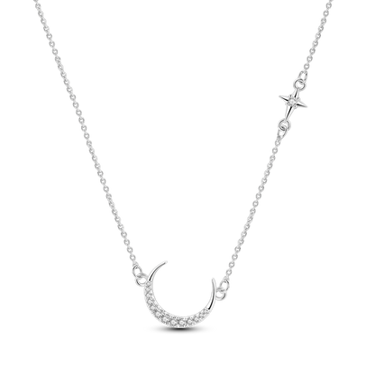 Collar Luna Diamantada