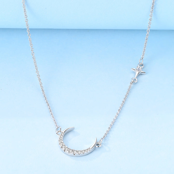 Collar Luna Diamantada