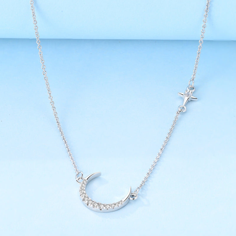 Collar Luna Diamantada