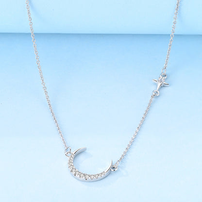 Collar Luna Diamantada