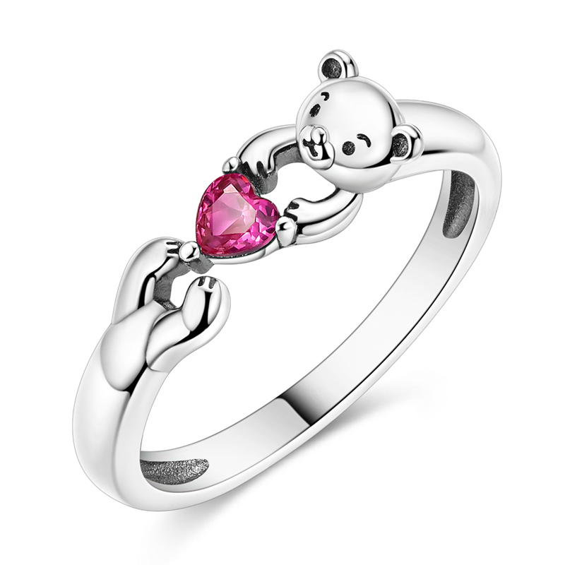 Anillo Nutria con Corazón