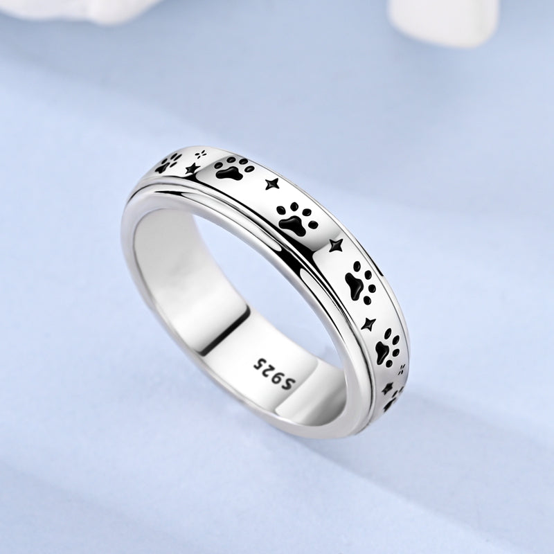 Anillo Huella de Perrito