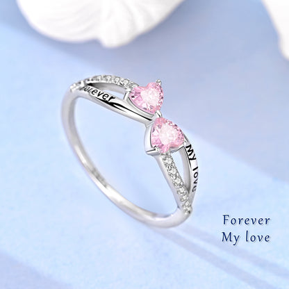 Anillo Duo de Corazones