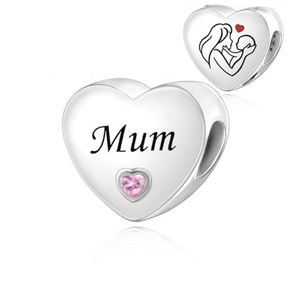 Charm Corazón "Mum"