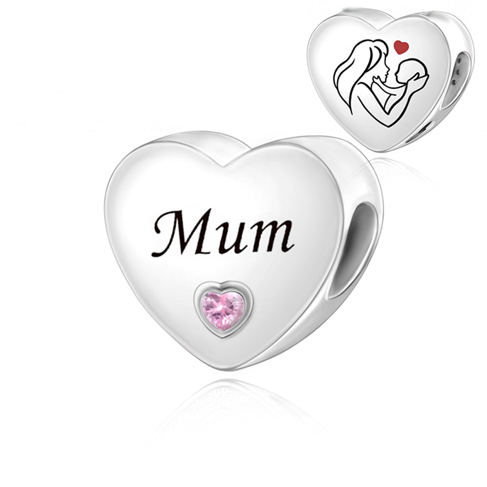 Charm Corazón "Mum"