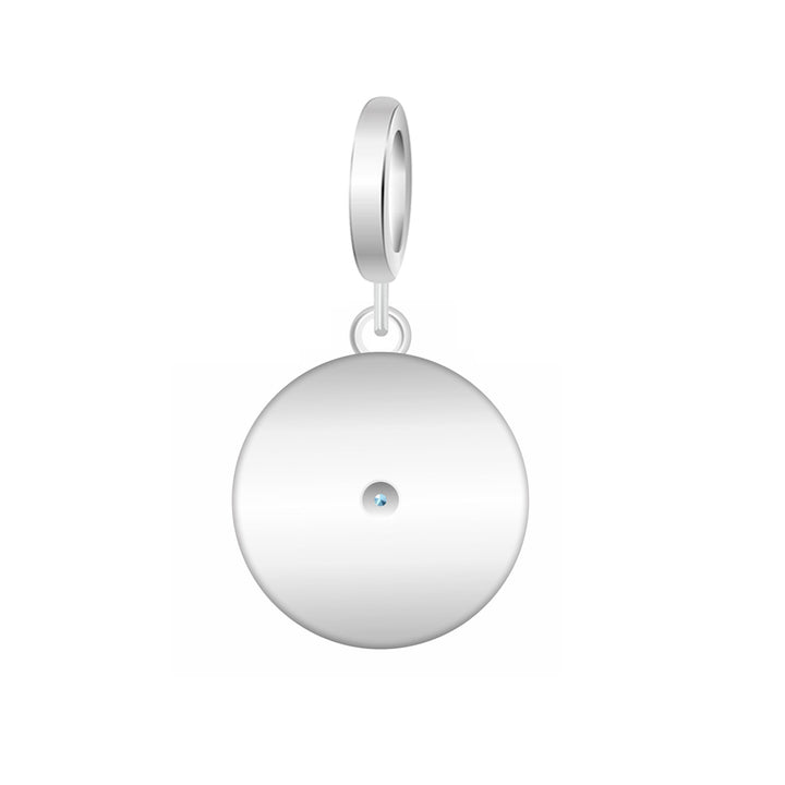 Charm Ajolote Con Piedra Azul