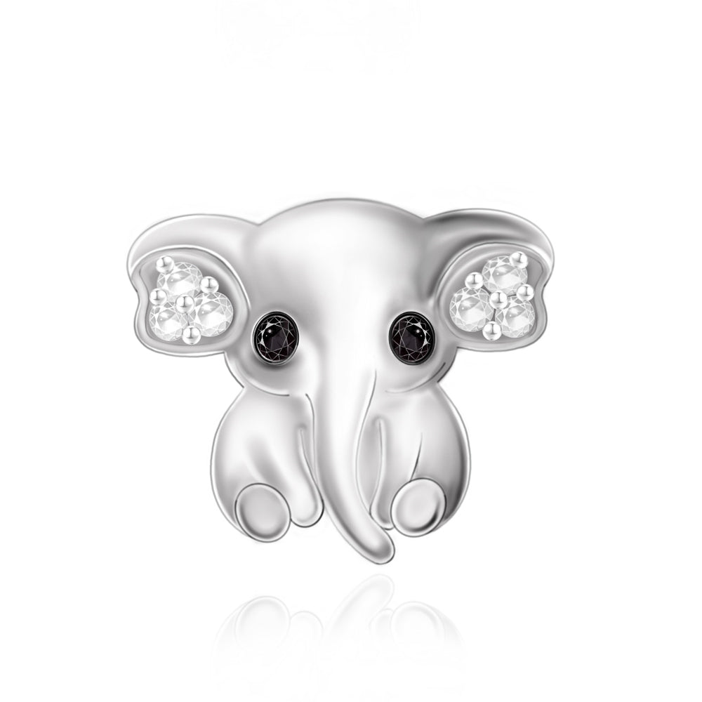 Charm Elefante Plateado