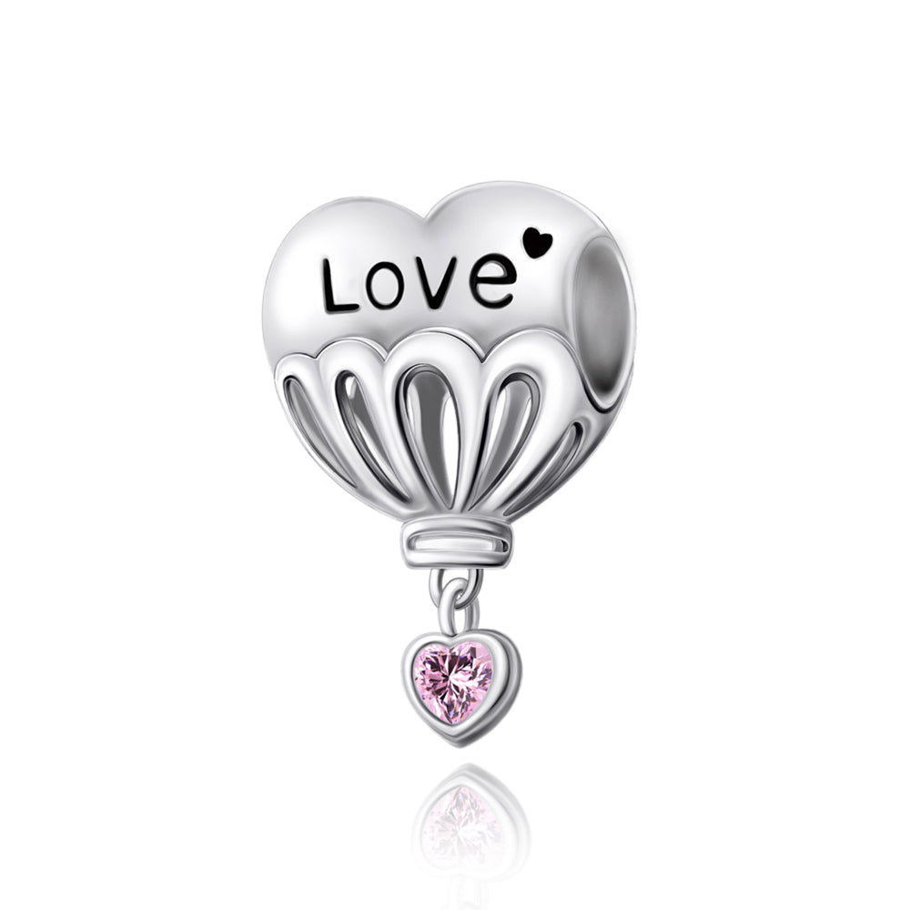 Charm Globo Aerostatico De Corazon