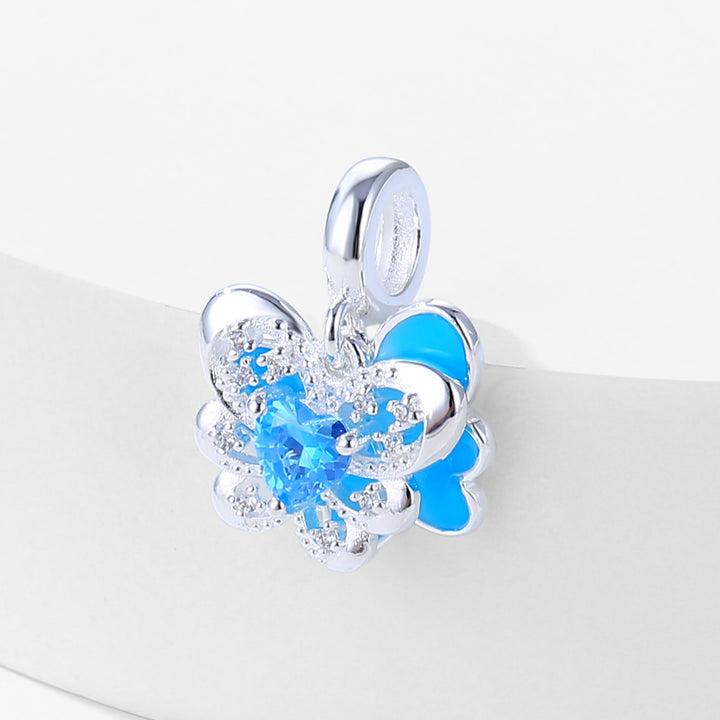 Charm Mariposa Azul Diamantada
