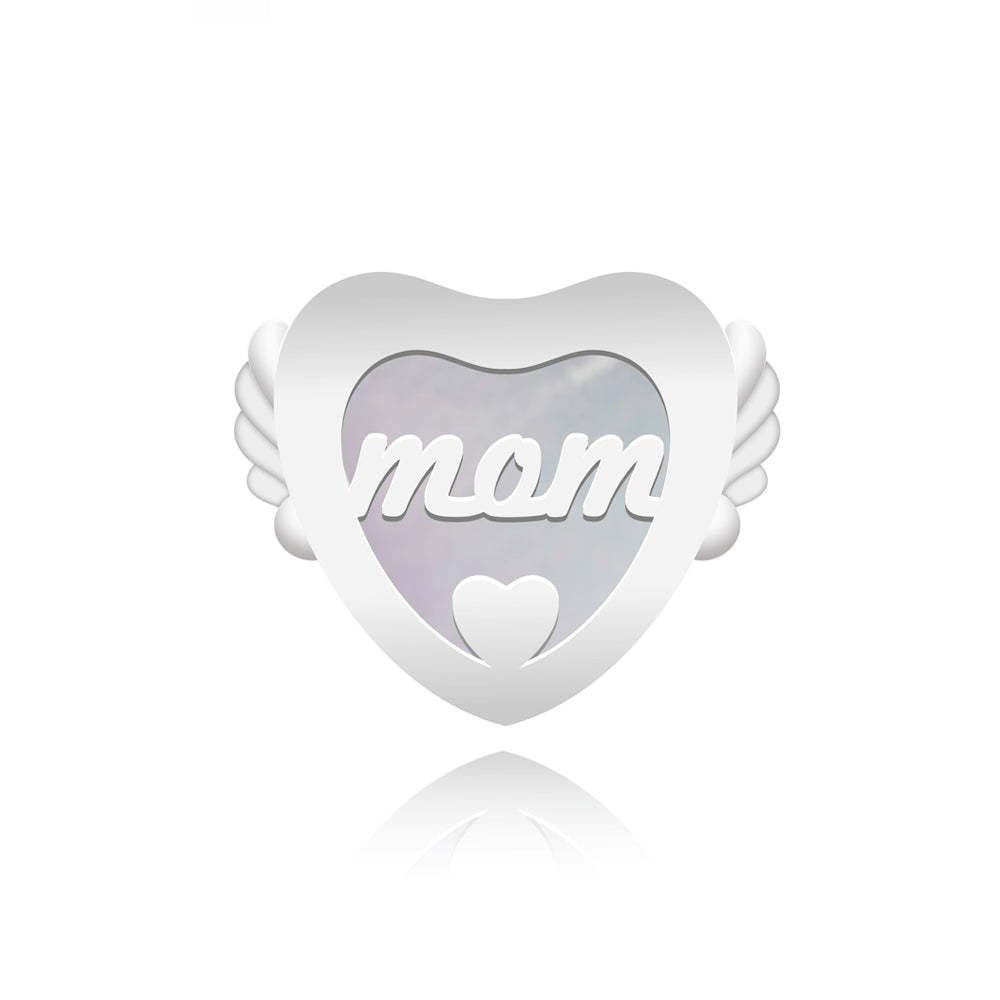 Charm Corazon "mom"