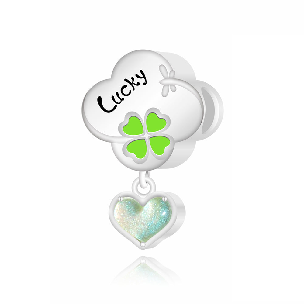 Charm Trebol "Lucky"