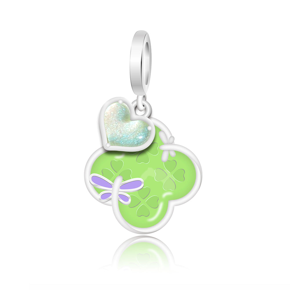 Charm Trebol De 4 hojas "Lucky"