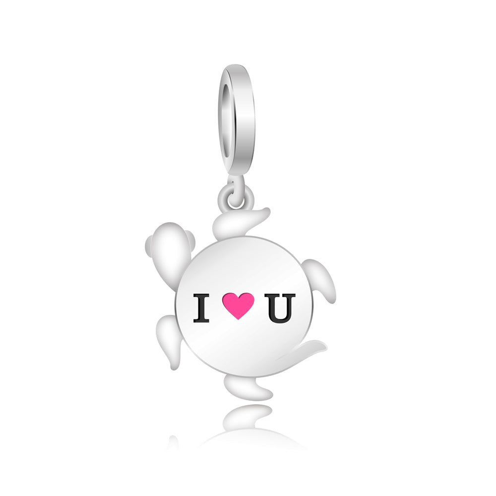 Charm Tortuga "I Love U"