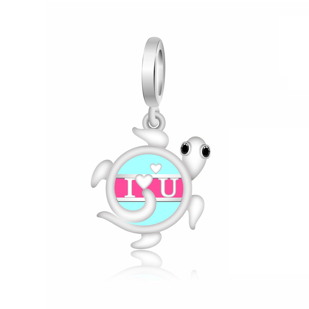 Charm Tortuga "I Love U"