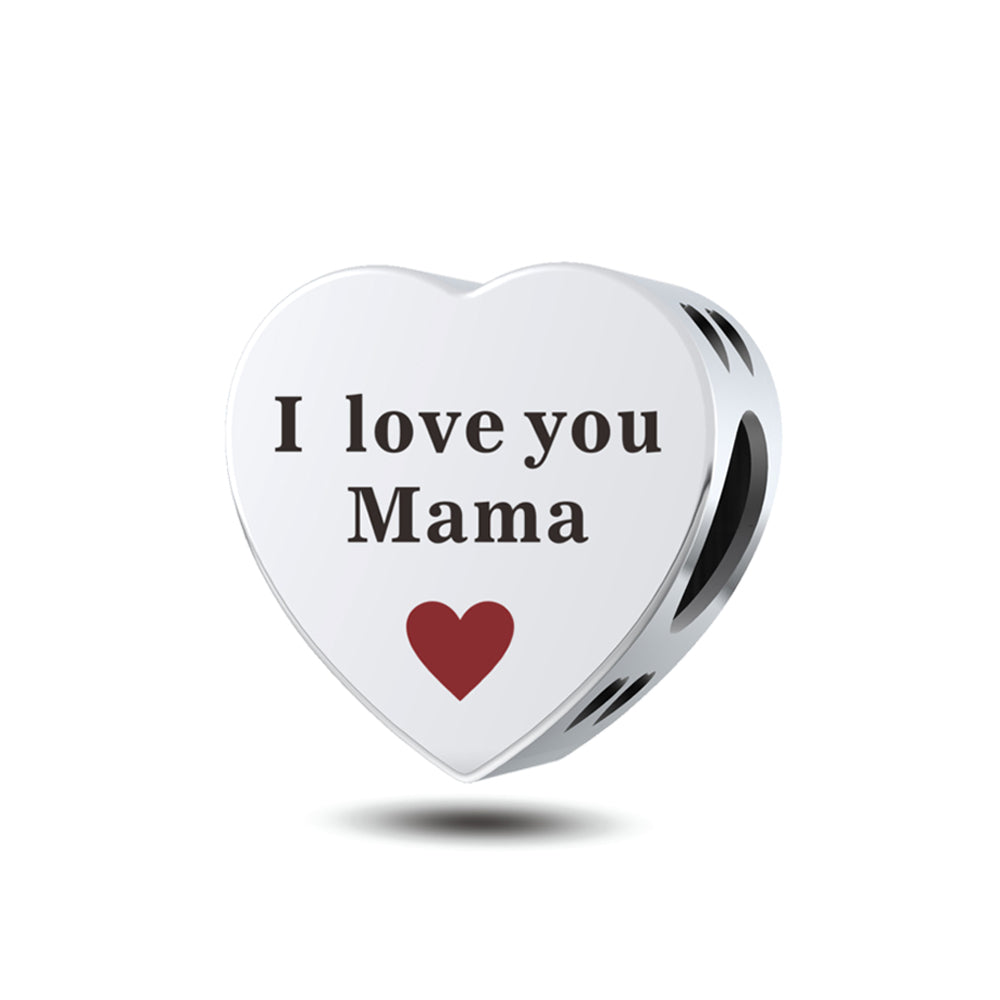 Charm Regalo "I Love You Mamá"