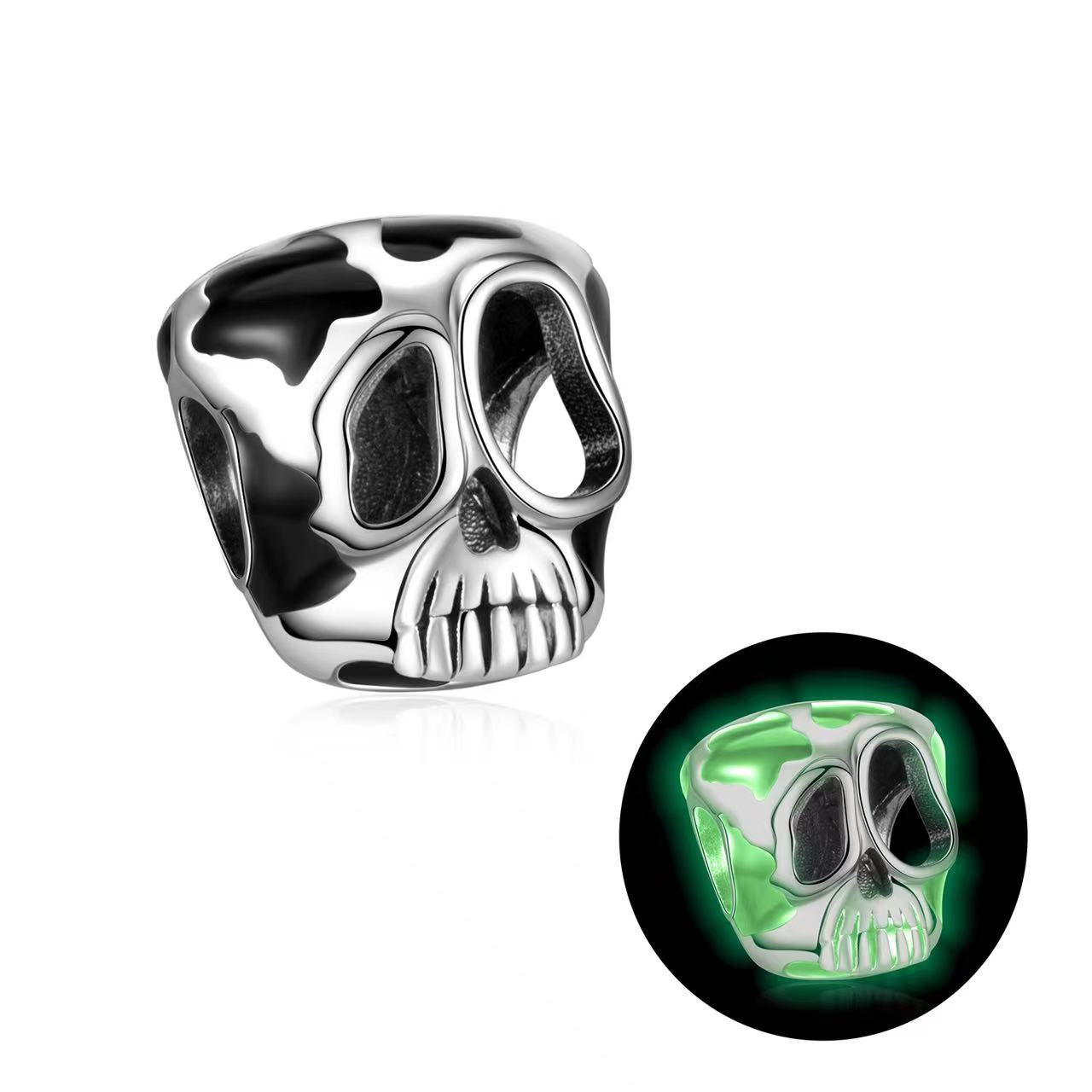 Charm Calavera Fluorecente