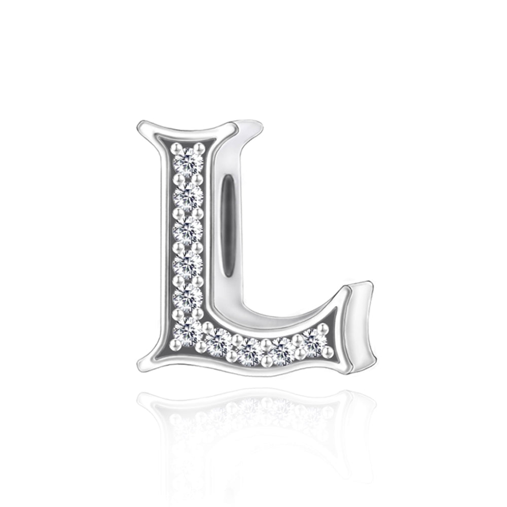 Charm Letras Diamantadas