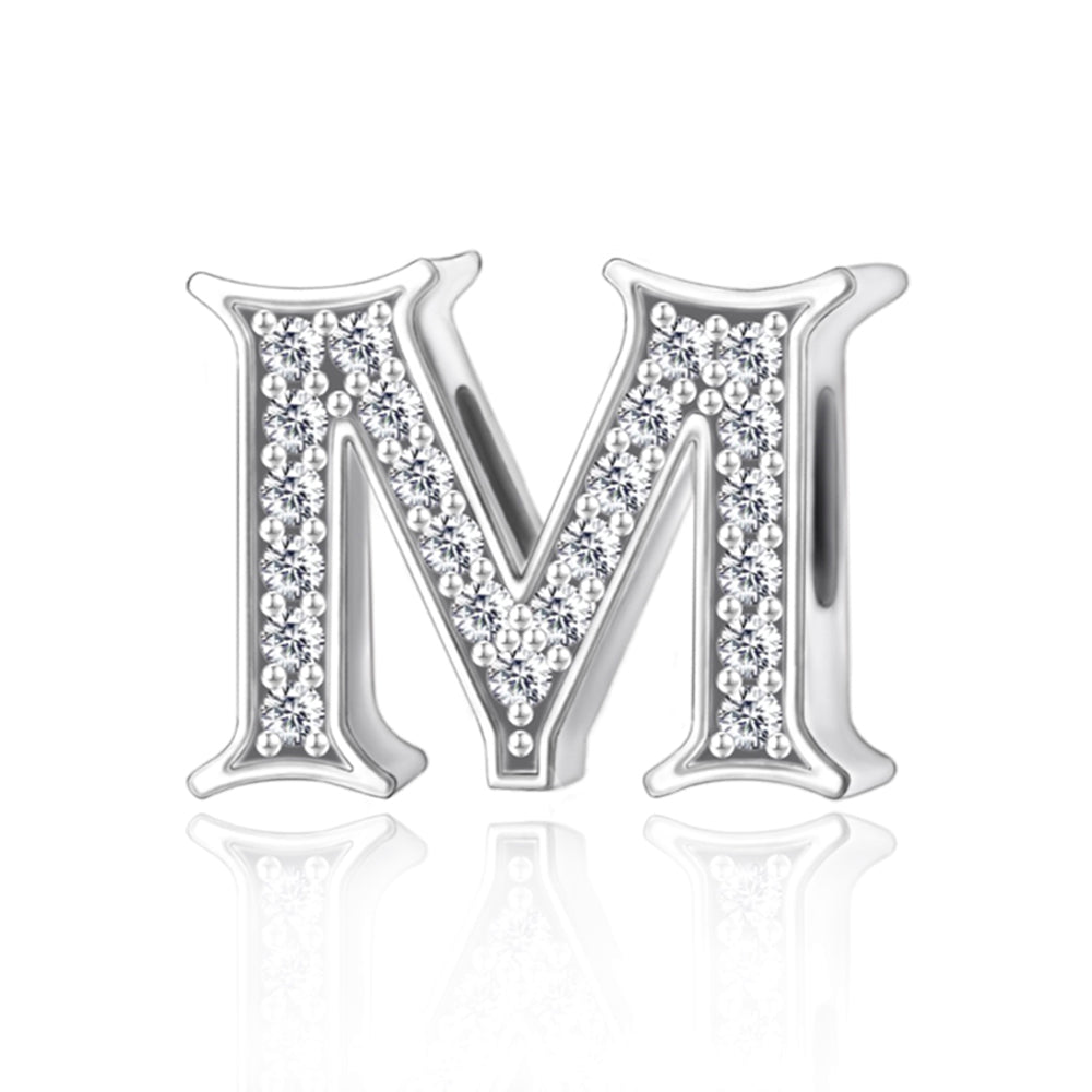 Charm Letras Diamantadas