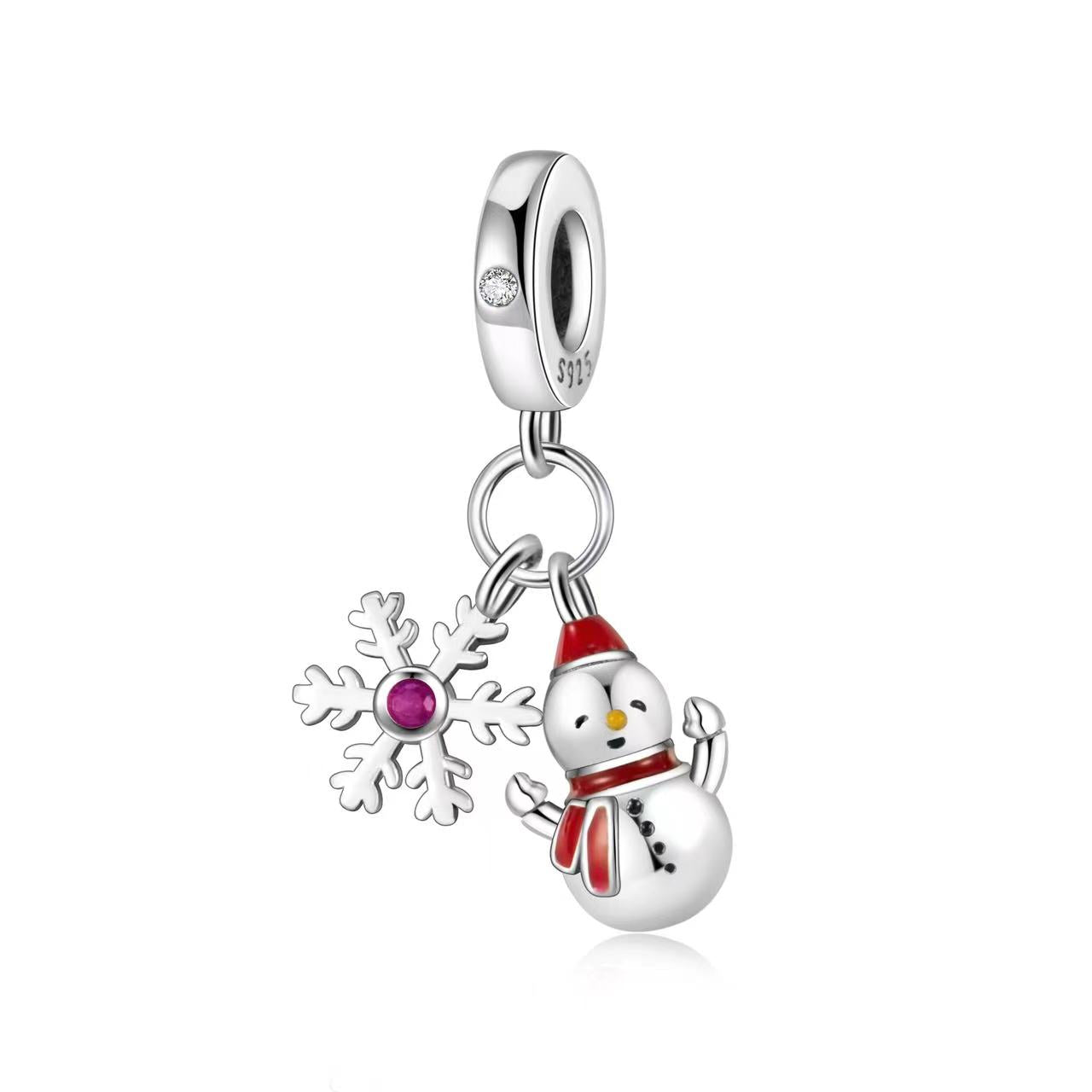 Charm Muñeco de Nieve