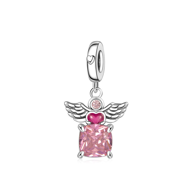 Charm Angel Rosa