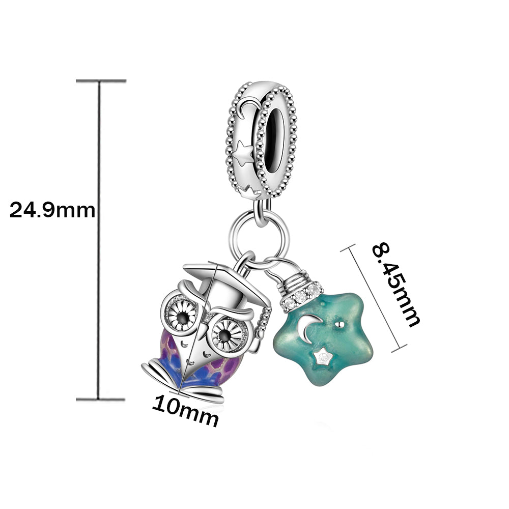 Charm Graduacion Fluorescente