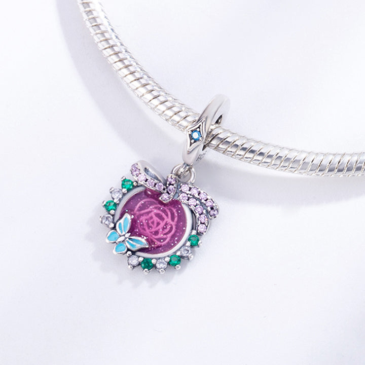 Charm Flor Rosa