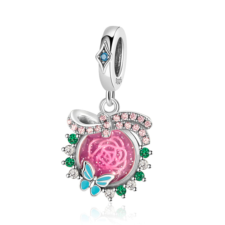 Charm Flor Rosa